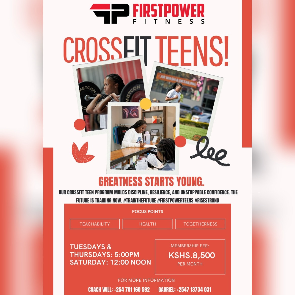 CrossFit Teens class at FirstPower
